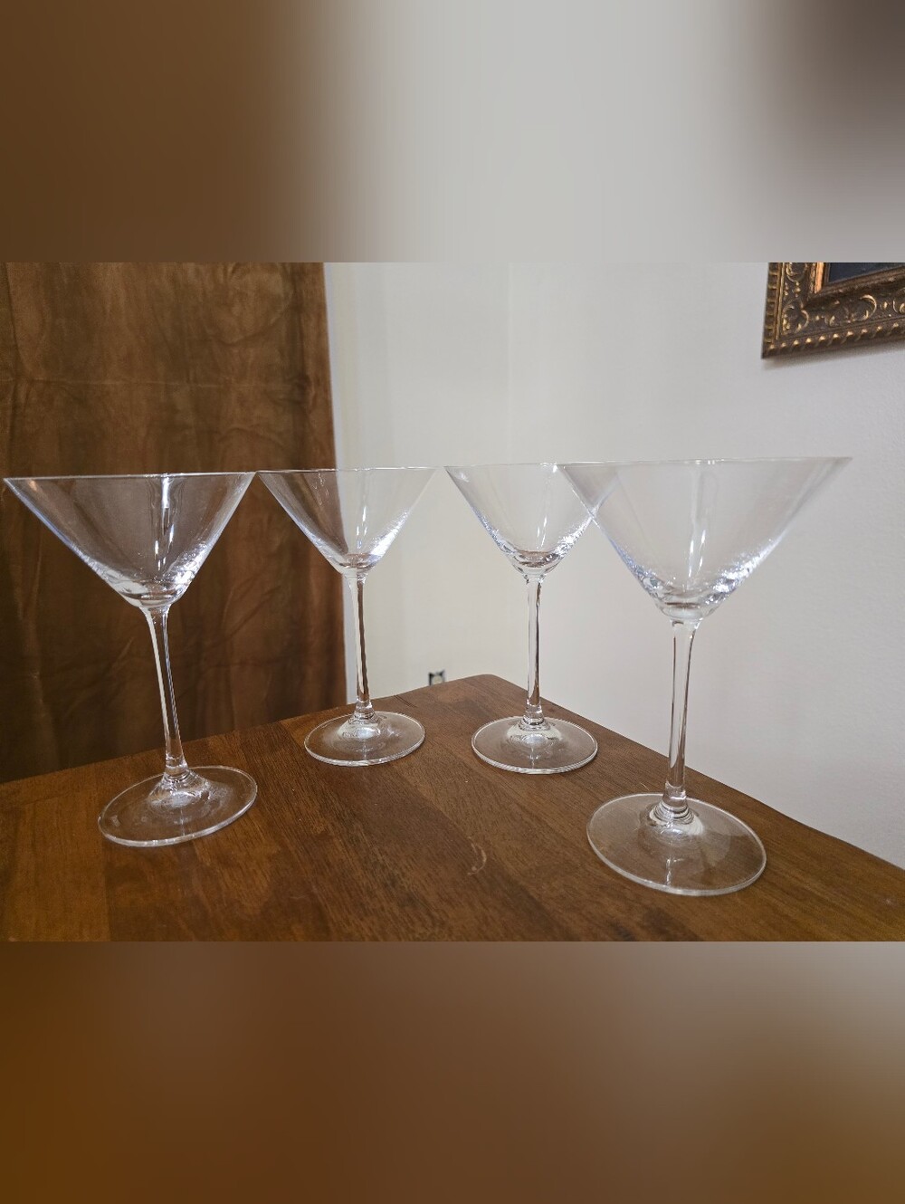 Set of 3 (+1 Free As-Is) Riedel Vinum XL Oversized Crystal Martini Glasses Lot